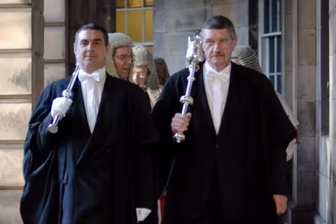 Šerifai Škotijoje, nuotrauka iš Šerifų asociacijos tinklapio